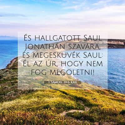 1 Sámuel 19:6 KAR Bibliai verskép