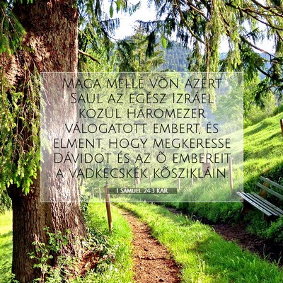 1 Sámuel 24:3 KAR Bibliai verskép