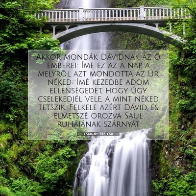 1 Sámuel 24:5 KAR Bibliai verskép