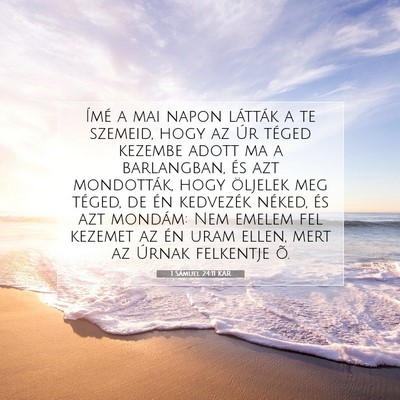 1 Sámuel 24:11 KAR Bibliai verskép