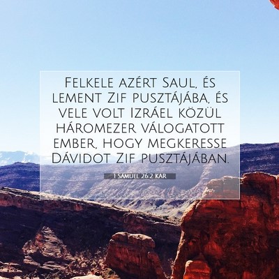 1 Sámuel 26:2 KAR Bibliai verskép