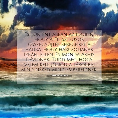 1 Sámuel 28:1 KAR Bibliai verskép