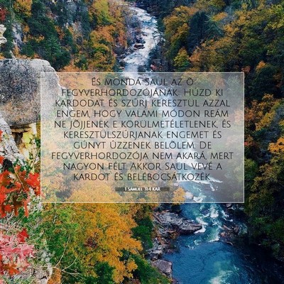 1 Sámuel 31:4 KAR Bibliai verskép