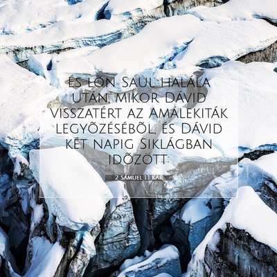 2 Sámuel 1:1 Bibliai vers magyarázata