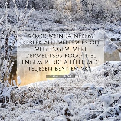 2 Sámuel 1:9 Bibliai vers magyarázata