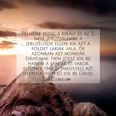 2 Sámuel 5:6 KAR Bibliai verskép