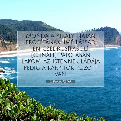 2 Sámuel 7:2 KAR Bibliai verskép