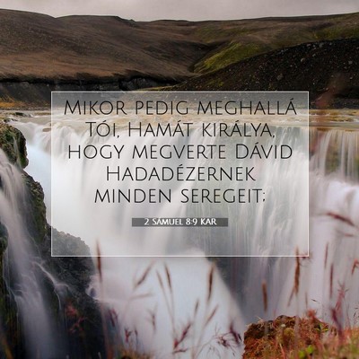 2 Sámuel 8:9 KAR Bibliai verskép