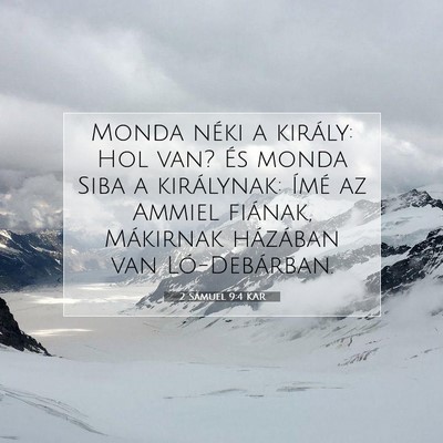 2 Sámuel 9:4 KAR Bibliai verskép
