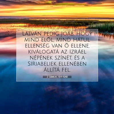 2 Sámuel 10:9 KAR Bibliai verskép
