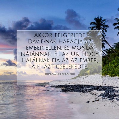2 Sámuel 12:5 KAR Bibliai verskép