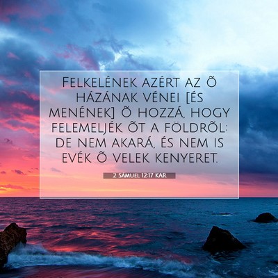 2 Sámuel 12:17 KAR Bibliai verskép