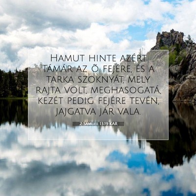 2 Sámuel 13:19 KAR Bibliai verskép