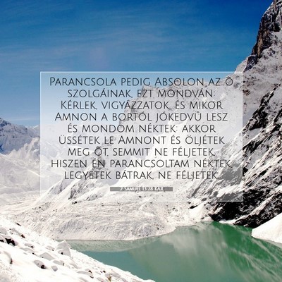 2 Sámuel 13:28 KAR Bibliai verskép