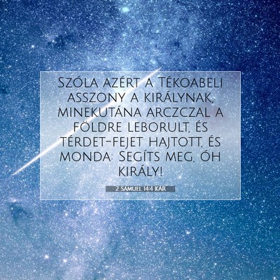 2 Sámuel 14:4 KAR Bibliai verskép