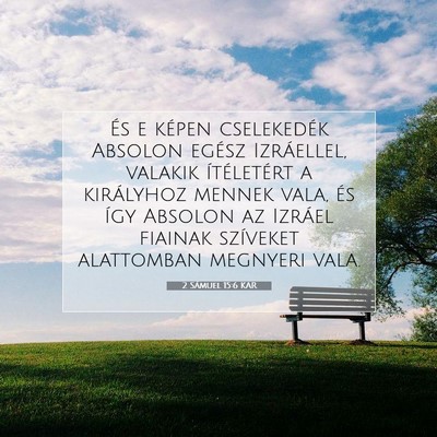 2 Sámuel 15:6 KAR Bibliai verskép