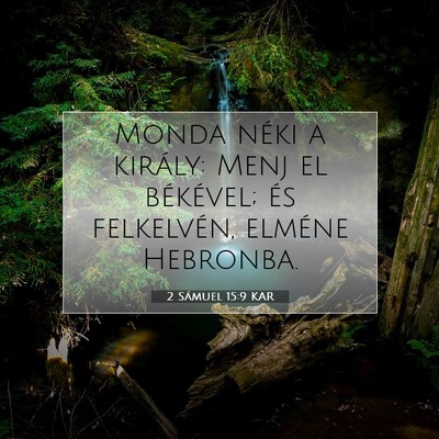 2 Sámuel 15:9 KAR Bibliai verskép