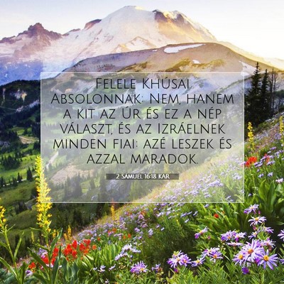 2 Sámuel 16:18 KAR Bibliai verskép