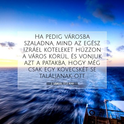 2 Sámuel 17:13 KAR Bibliai verskép