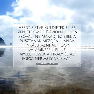 2 Sámuel 17:16 KAR Bibliai verskép
