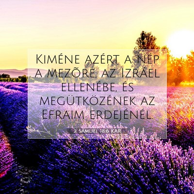 2 Sámuel 18:6 KAR Bibliai verskép