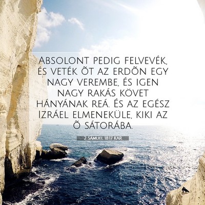 2 Sámuel 18:17 KAR Bibliai verskép