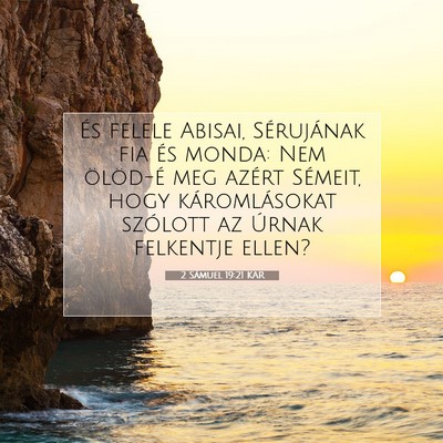 2 Sámuel 19:21 KAR Bibliai verskép