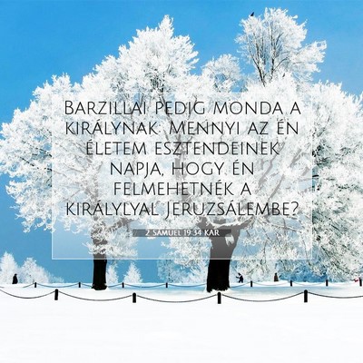 2 Sámuel 19:34 Bibliai vers magyarázata