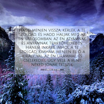 2 Sámuel 19:37 KAR Bibliai verskép