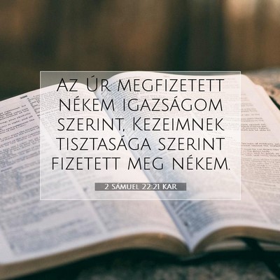 2 Sámuel 22:21 KAR Bibliai verskép