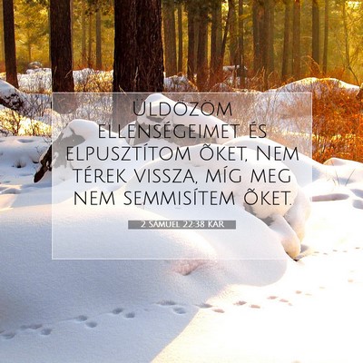 2 Sámuel 22:38 KAR Bibliai verskép