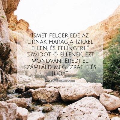 2 Sámuel 24:1 KAR Bibliai verskép