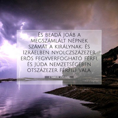 2 Sámuel 24:9 KAR Bibliai verskép