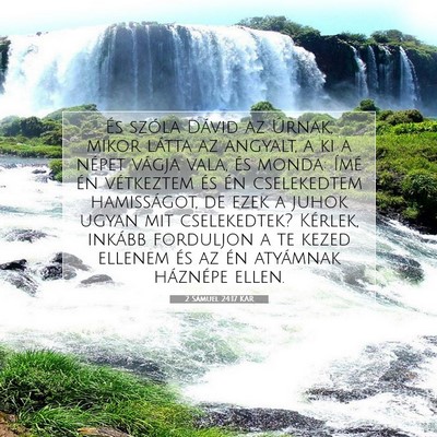 2 Sámuel 24:17 KAR Bibliai verskép