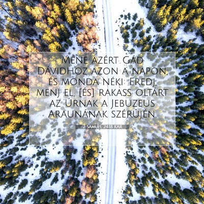 2 Sámuel 24:18 KAR Bibliai verskép