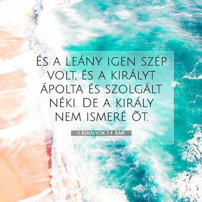 1 Királyok 1:4 Bibliai vers magyarázata