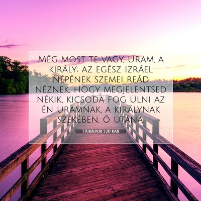 1 Királyok 1:20 Bibliai vers magyarázata