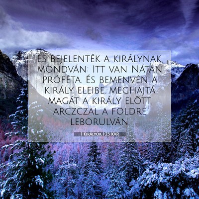 1 Királyok 1:23 Bibliai vers magyarázata