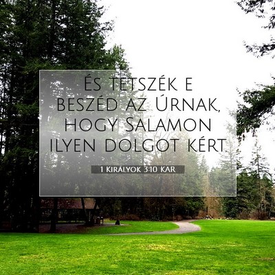 1 Királyok 3:10 Bibliai vers magyarázata