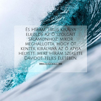 1 Királyok 5:1 KAR Bibliai verskép