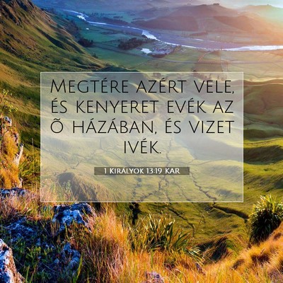 1 Királyok 13:19 Bibliai vers magyarázata