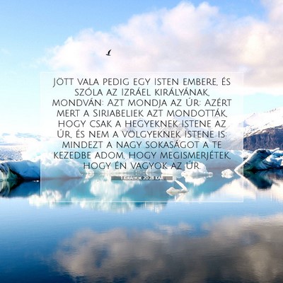 1 Királyok 20:28 KAR Bibliai verskép