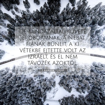 2 Királyok 3:3 KAR Bibliai verskép
