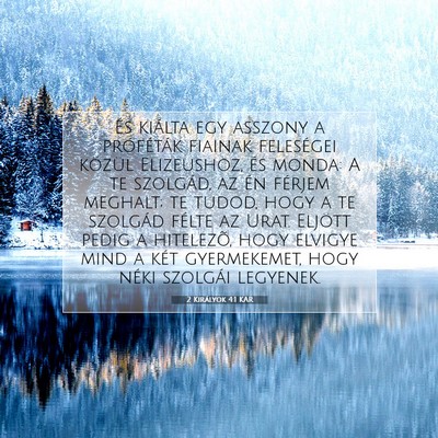 2 Királyok 4:1 KAR Bibliai verskép