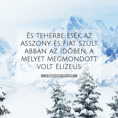 2 Királyok 4:17 Bibliai vers magyarázata