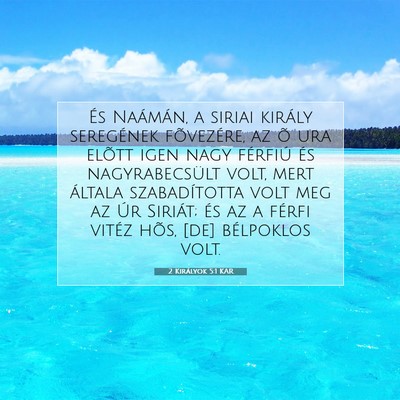 2 Királyok 5:1 KAR Bibliai verskép