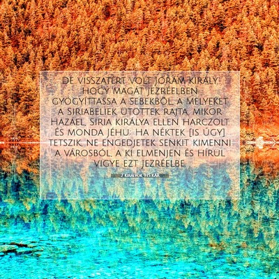 2 Királyok 9:15 KAR Bibliai verskép