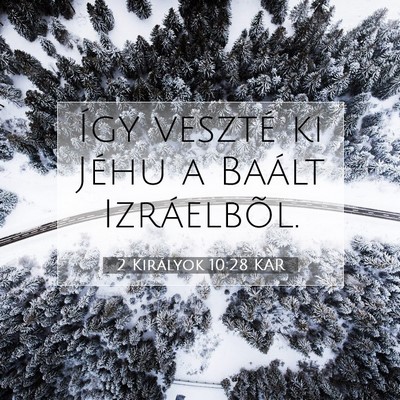 2 Királyok 10:28 Bibliai vers magyarázata