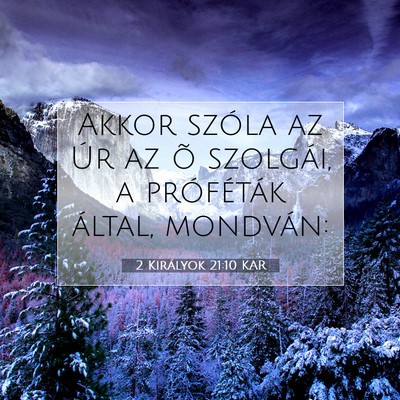 2 Királyok 21:10 Bibliai vers magyarázata