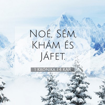 1 Krónika 1:4 Bibliai vers magyarázata